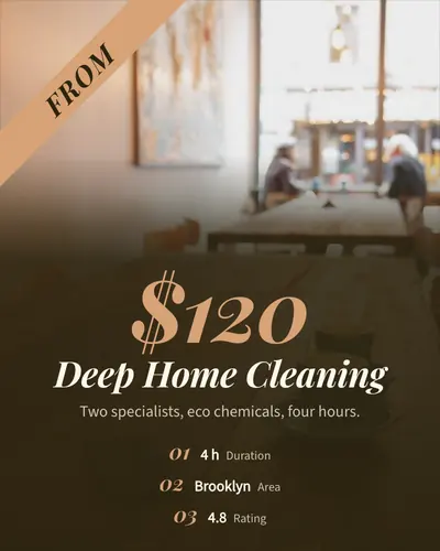 Card design price-blast-02 in the premium mood — sample card “Deep Home Cleaning”